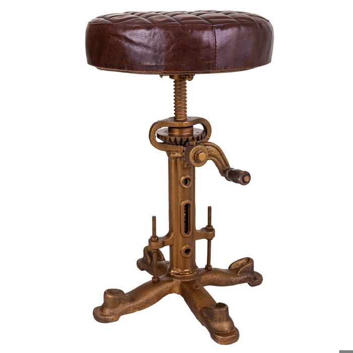 Tabouret en métal 36x36x50h Tabouret en métal 36x36x50h