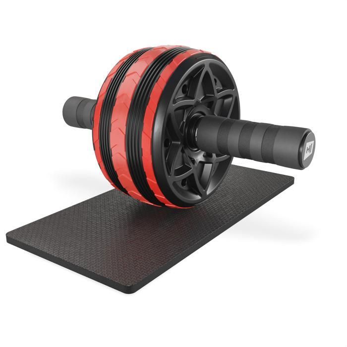 EliteAthlete Roue Abdominale AB Wheel Avec Tapis - Roulette Abdos Musculation Fitness