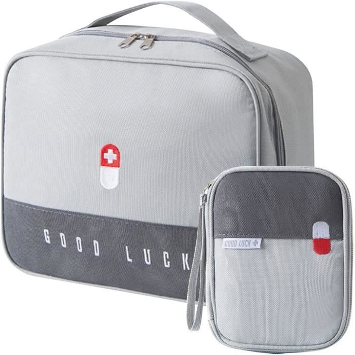 Trousse Secours Vide Étanche Grande Capacité - Sac Pharmacie Voyage Avec Sangle Portable