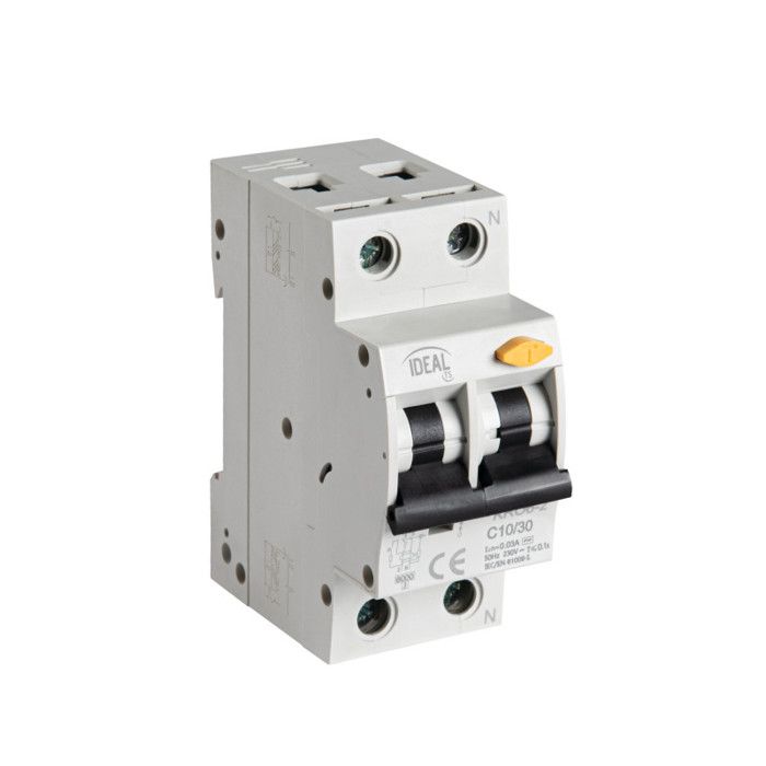 Disjoncteur différentiel - KANLUX - KL-23215 - 10A - 30mA - 2 modules - Blanc Disjoncteur différentiel - KANLUX - KL-23215 - 10A - 30mA - 2 modules - Blanc