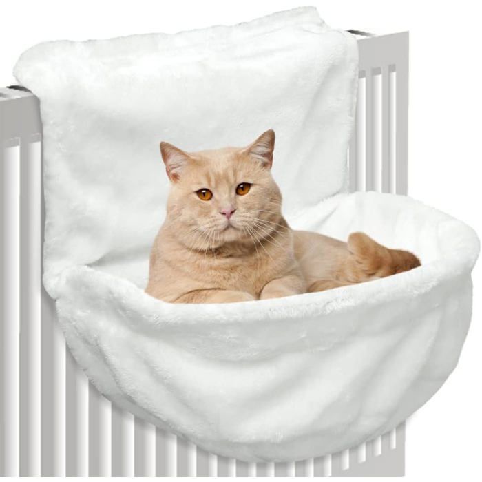 Meilleurs prix pour Hamac Chat Radiateur - XJYDNCG - Lit de radiateur pour chat Chaud Et Confortable - 46x39cm - Blanc