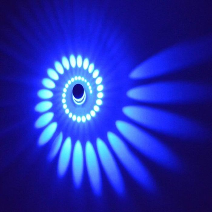 Applique murale LED 3W - 1 pièce aluminium moderne - Pour salle de bain intérieur Cuneary