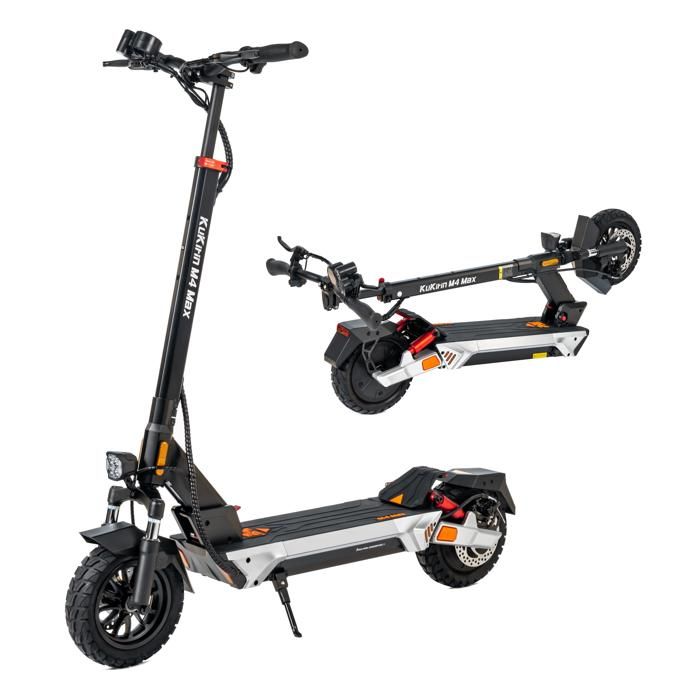 KuKirin M4 Max Trottinette électrique pour adultes – 800 W autonomie de 64 km vitesse de 45 km/h modèle pliable