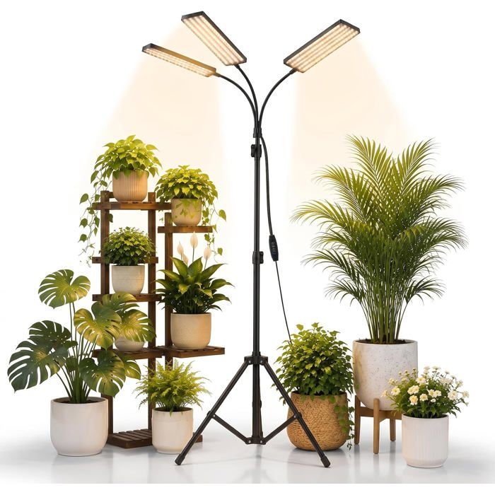 Lampe Horticole 360Leds Lampe Horticole Led Spectre Complet Avec Trépied[RD89]
