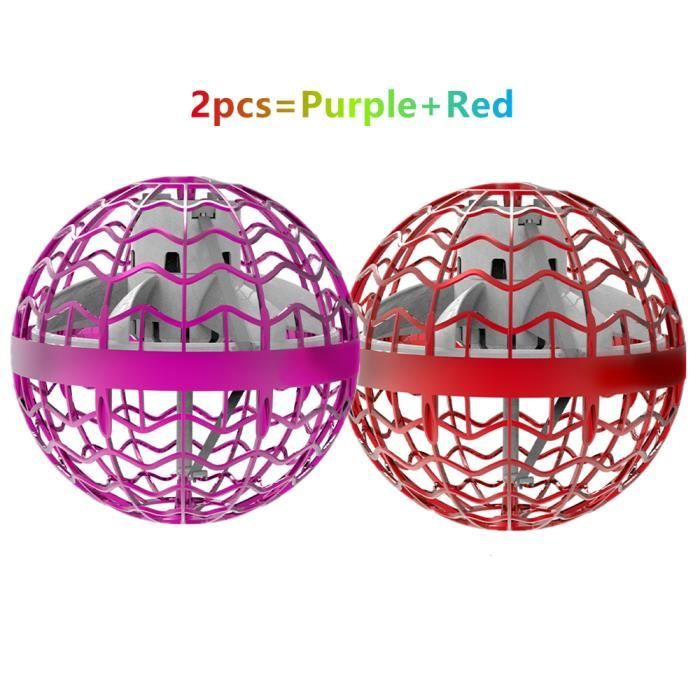 Boule Volante Lumineuse - Jouet Drone Intelligent Avec LED, Commande Manuelle, Pour Enfants 6-12 Ans - Cadeau Garçon Fille - 6