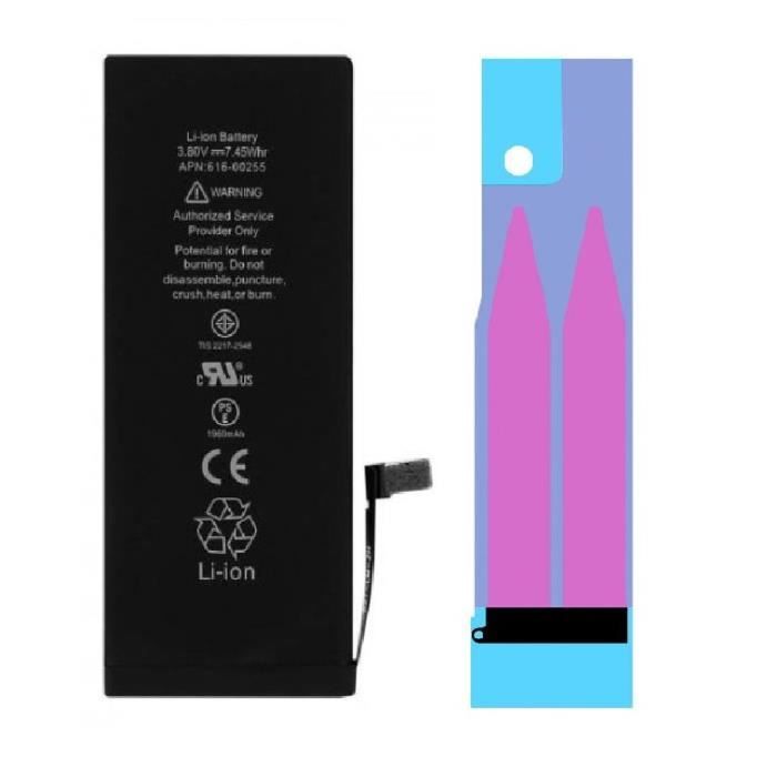 Autocollant Batterie Pour IPhone – Compatible IPhone 6 Plus – Neuf, Fabriqué En France