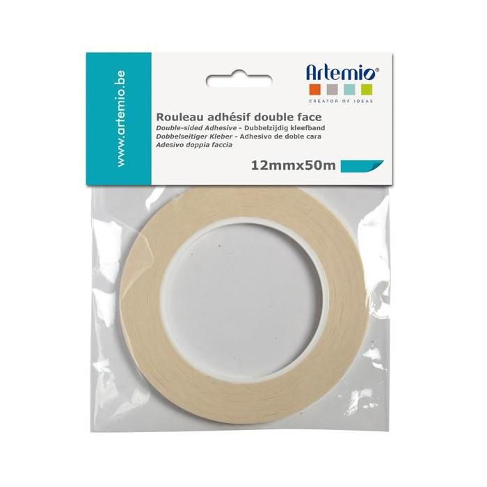 Ruban adhésif double face - largeur 12 mm