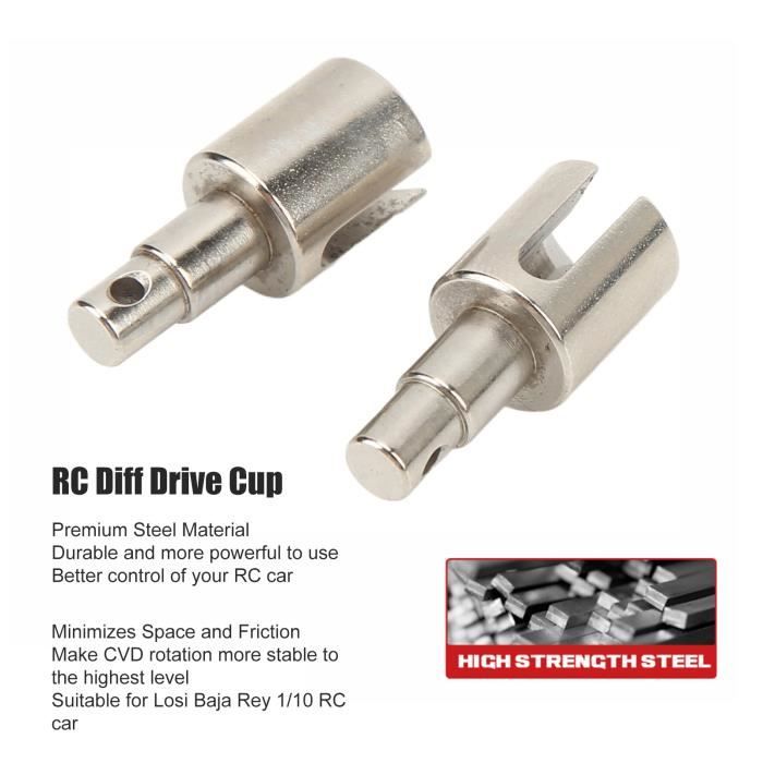 Lot De 2 Différentiels Pour Voiture RC Compatible Tamiya TT02 TT02D – Alliage CNC – Pour Drift Et Performances