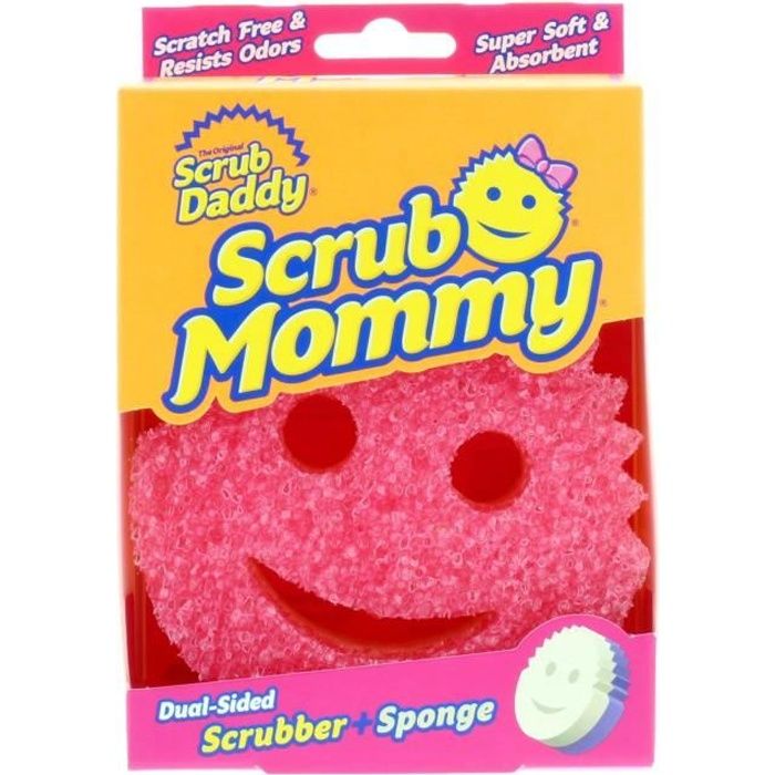 Scrub Mommy Éponge Lavable Anti Scratch Double Face - Eponge Vaisselle,  Cuisine et Salle de Bain - Anti-Rayures, [7] - Cdiscount Au quotidien