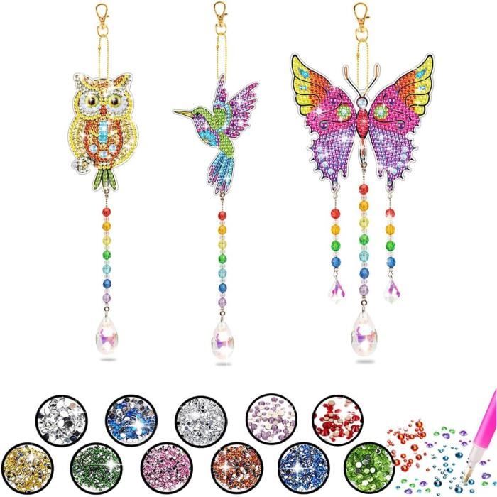 Kit DIY Gourde Sirène Pour Enfant - Gourde Isotherme 600 Ml, Diamant Painting, Cadeau Fille 4-10 Ans
