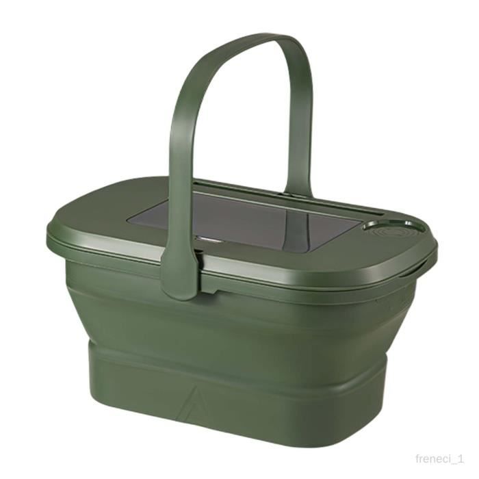 Panier Isotherme Pliable 20L COVVY - Pique-nique, Camping, Plage - Garde Au Chaud 4h/Froid 8h
