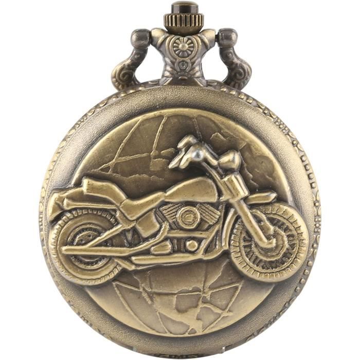 Pendentif Gousset Rond Doré Gravé D'arabesques Avec Miroir Intérieur – Breloque Vintage
