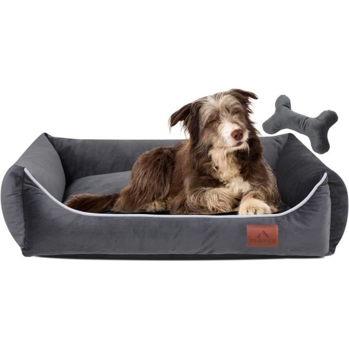 Panier Orthopédique Pour Chien PETCUTE - Coussin Déhoussable, Antidérapant, Doux, Lavable, Taille 3XL