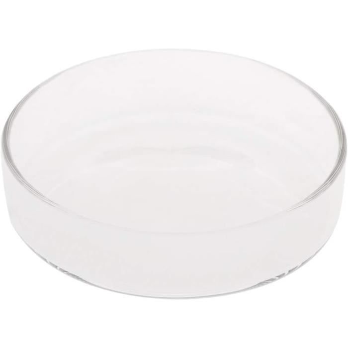 Mangeoire flottante en verre transparent pour poissons et crevettes - Hiboux 9 9 cm - Intérieur