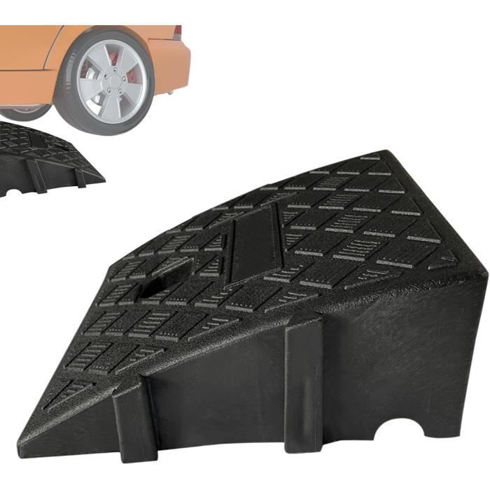 Rampe De Trottoir En Plastique Noir - Pour Vélo, Moto, Fauteuil Roulant, 25x27x13 Cm - 7