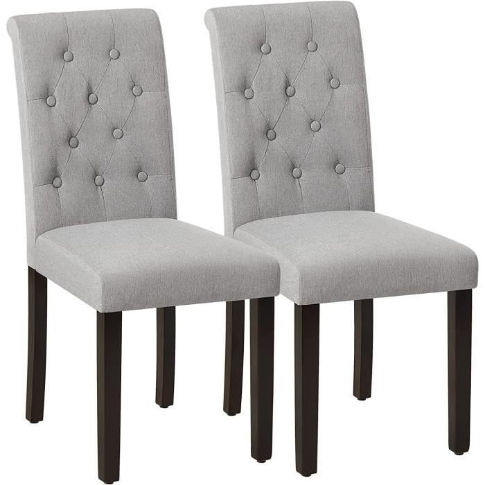 Chaise De Salle à Manger Lot De 2, Chaises De Cuisine En Bois Sans