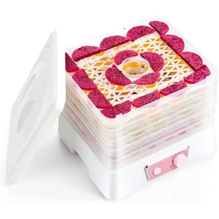 250W 5 Plateaux Deshydrateur Alimentaire De Fruit Et Legumes sans BPA