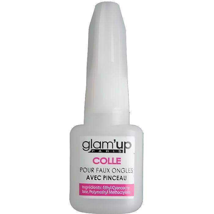 Nail Art Colle Faux Ongles Avec Pinceau Applicateur 8g Cdiscount Au quotidien