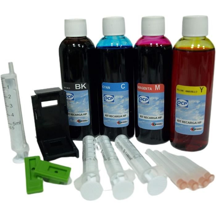 303 Kit de Recharge pour Cartouches d'encre HP 303-303 XL Noir et ...