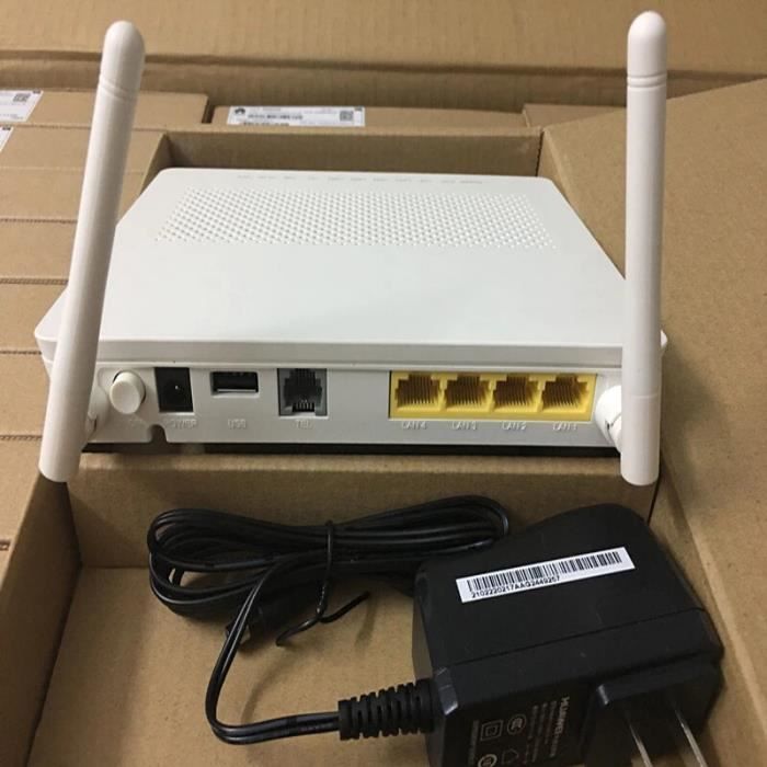 Fibre optique,Nouveau modem HG8546M GPON ONT ONU,4FE + USB + WIFI,avec 2  antennes Terminal interface sans fil Firmware [B731454407] - Cdiscount  Informatique