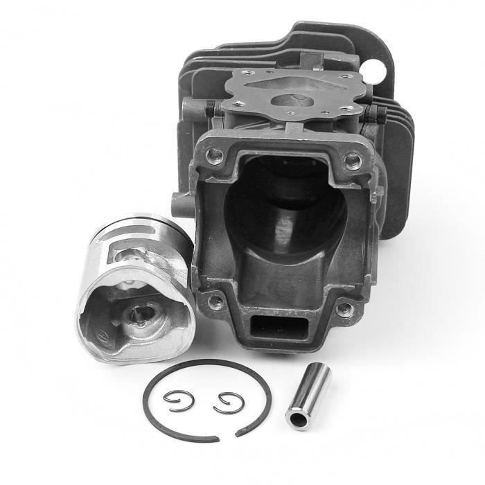 XEDLAMP Kit Pistone E Filtro Per Motosega Husqvarna 445 450 450e – Cilindro 44 Mm, Bobina Accensione, Filtro Carburante E Tubo