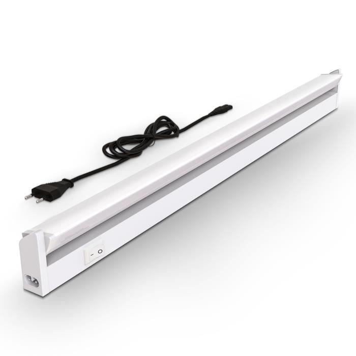 Réglette LED 50 CM Dimmable tactile avec alimentation à 34,90€