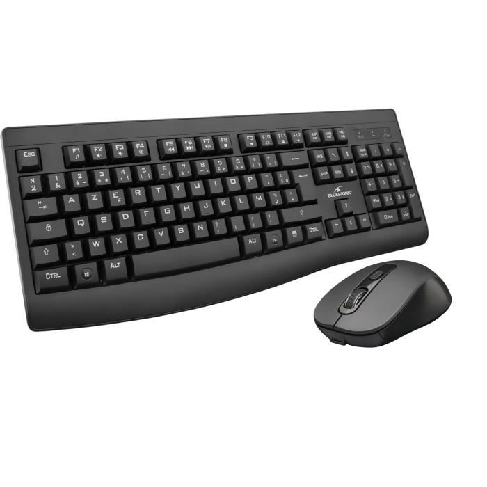 LOGITECH - Ensemble Clavier + Souris sans fil et Silencieux MK295 - AZERTY  - Noir - Cdiscount Informatique