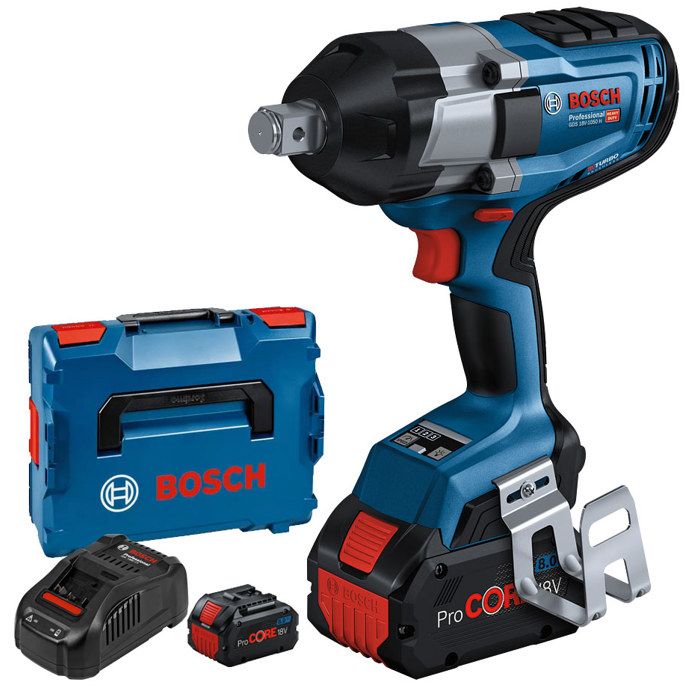 Boulonneuse 18V GDS 18V-1050 H Professional 18 V + 2 batteries Procore 8 Ah + chargeur + L-Boxx - BOSCH - 06019J8502