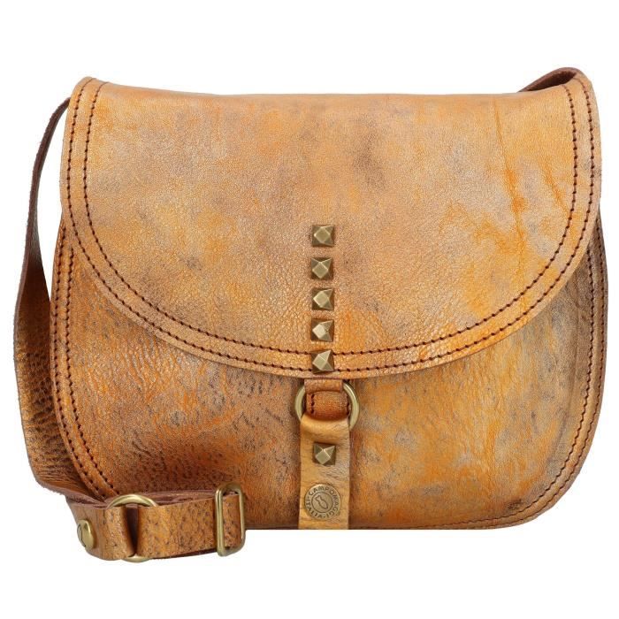 Sac Campomaggi En Cuir Italien – Bandoulière Réglable, Noir Vieilli