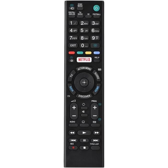 Télécommande Universelle Remplacement Sony Bravia - Compatible RMT-TX100D, TX200E, TX300E Et Autres