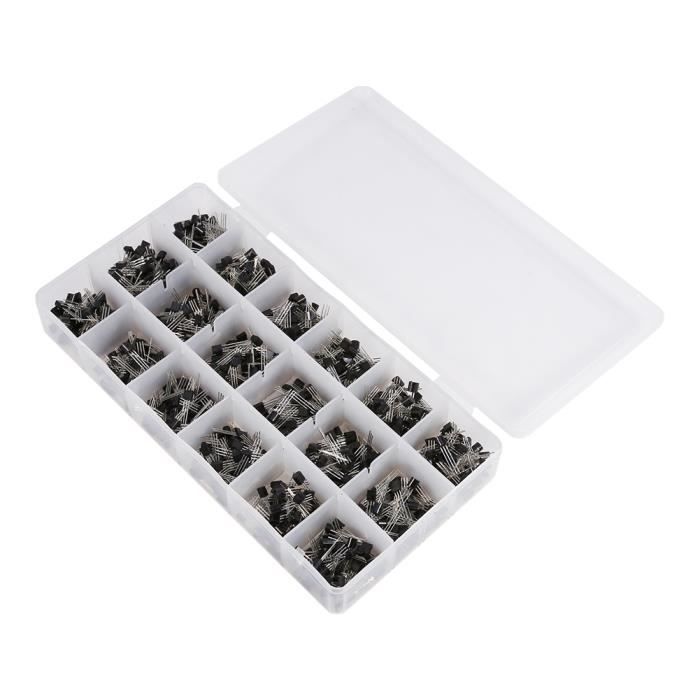 Lot De 50 Transistors Mosfet IRF - 10 Modèles Différents (IRFZ44, IRF510, IRF520, IRF530, IRF540, IRF640, IRF740, IRF840, IRF3205, IRF9540)