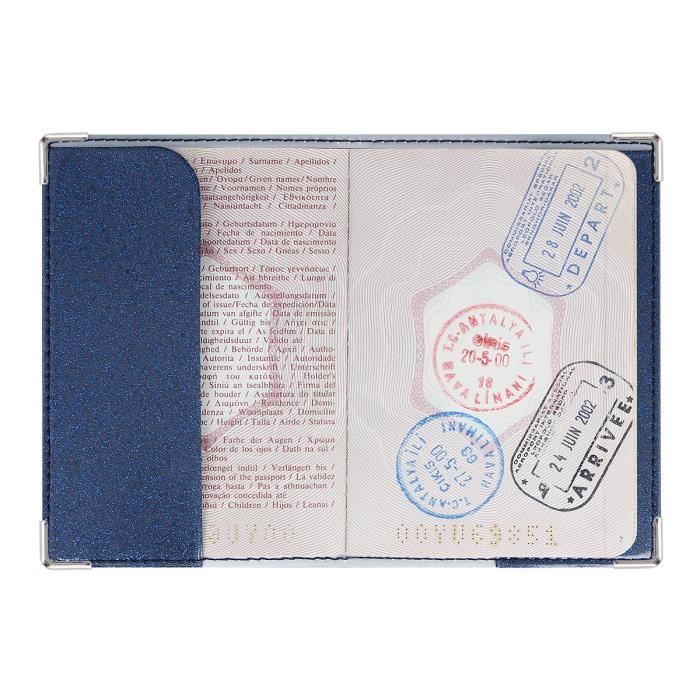 Color Pop® Protège-passeport anti-piratage – Fabrication Française – PVC Disco