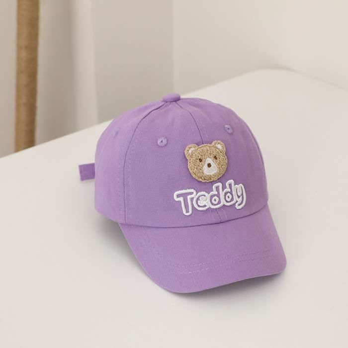 Casquette De Baseball Pour Enfants 2-6 Ans - 100% Coton, Réglable, Visière Large - Protection Soleil été - 5
