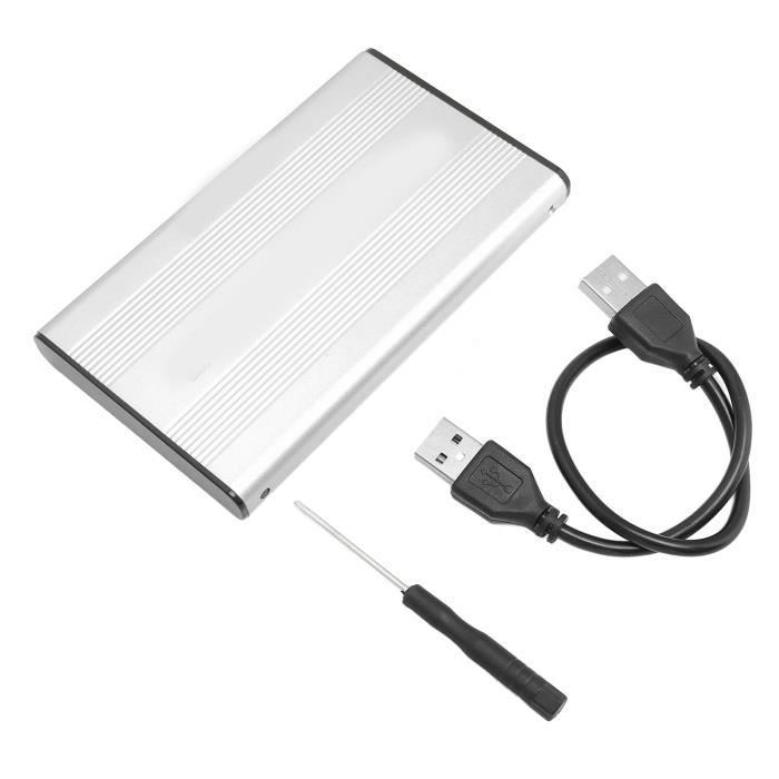 Cuque boîtier pour disques durs Boîtier de disque dur externe Interface USB 2.0 vers SATA