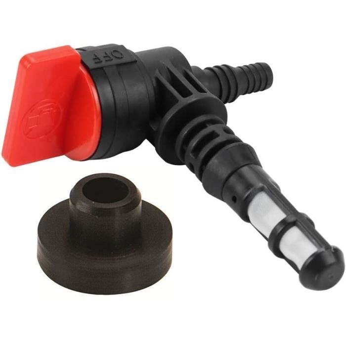 2 Stück 90-Grad Kraftstoff-Absperrventile Mit Ösenklemme Für Briggs & Stratton & Kohler Motoren