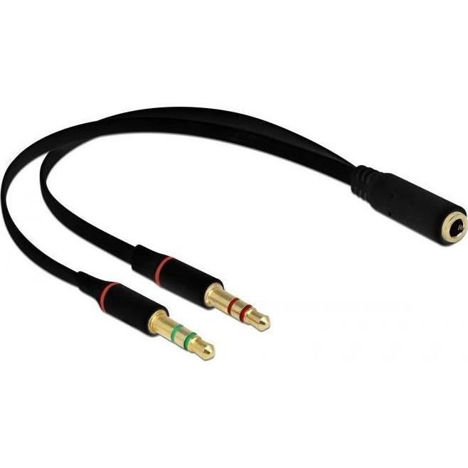 DeLOCK 65967 câble audio 0 2 3 5mm 2 x 3.5mm Neuf - vue 2