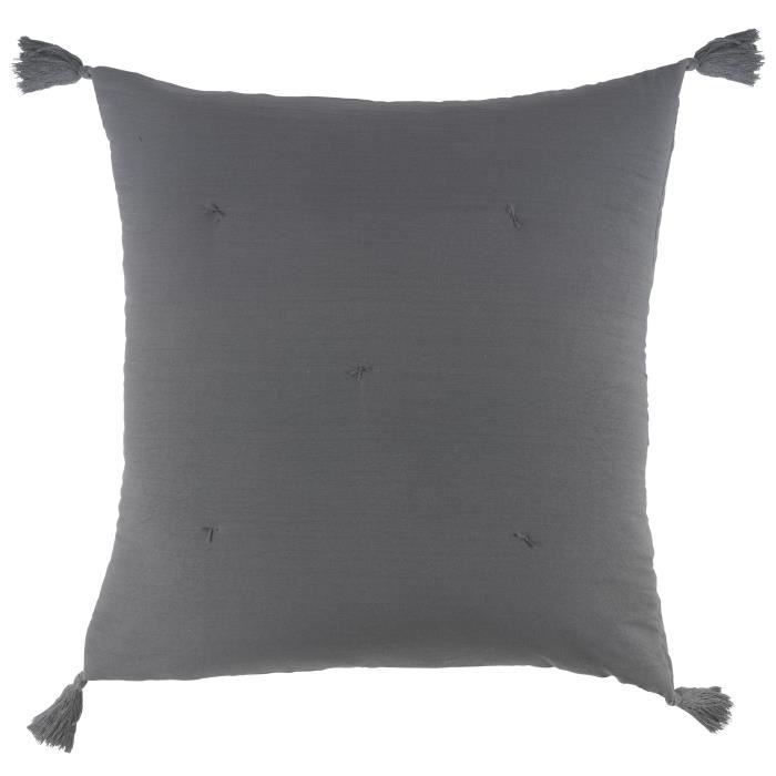Douceur D'Intérieur 1605499 Housse De Coussin + Encart Velours
