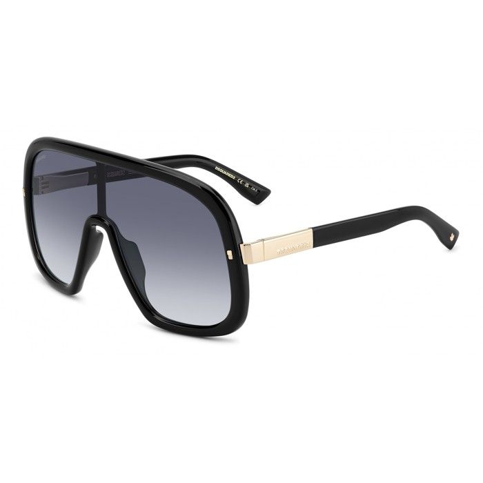 Lunettes De Soleil Dsquared2 D2 0072/S 807 - Noir, Taille 59/19/135, Homme, Neuves Avec étiquettes