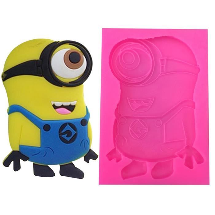 Bande Dessinee Petit Minions Despicable Me Fondant Moule De Silicone De Cuisson Gateau Au Chocolat Decoration Outils Cdiscount Maison
