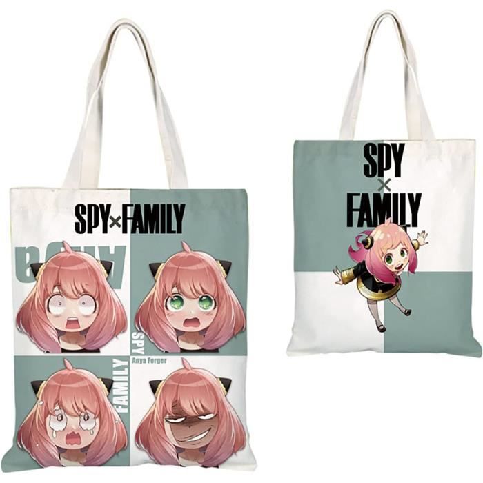 Spy X Family Sac Bandoulière Flowereyes - Sac Anya Forger Kawaii 18x14x5cm | Collection Anime Sac Kawaii Toile