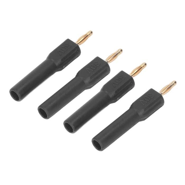 Mxzzand Connecteur Fiche Banane Fiche Banane 4.0mm Mâle à 2mm Femelle