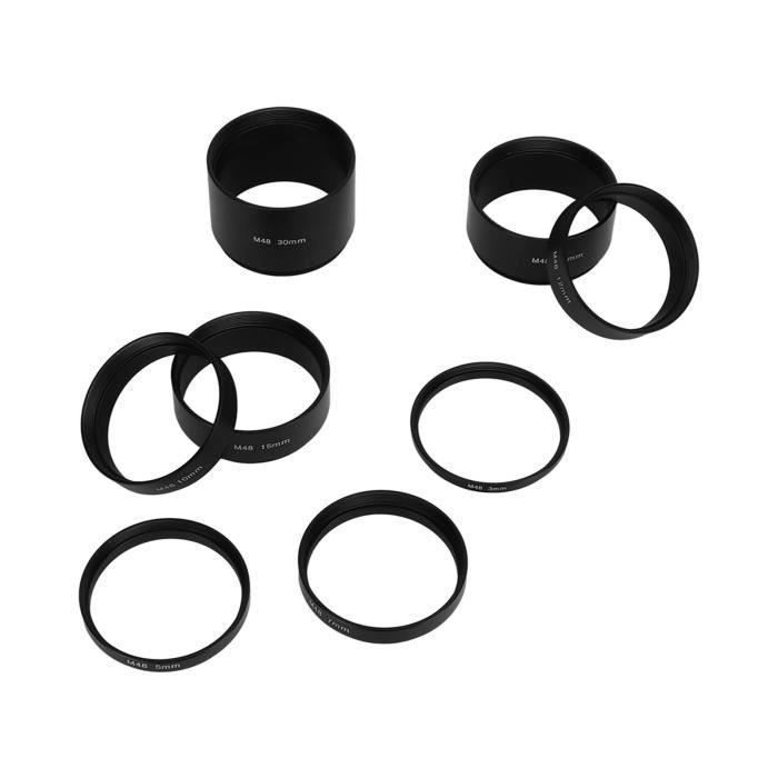 Kit Tubi Di Prolunga M48x0.75 Per Fotografia Astronomica - 8 Misure (3-30mm), Lega Alluminio - Foto 3