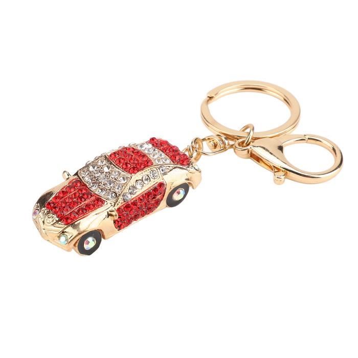 Nivofu Mignon Porte-clés En Cuir, Anneau De Clé, Porte-clés De Voiture
