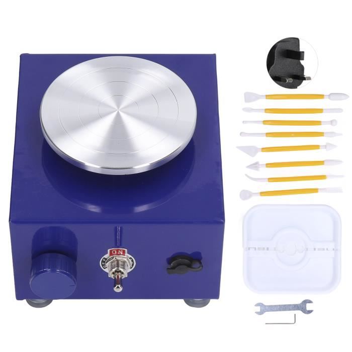 Sambro Tour De Poterie Pour Enfants - Kit Créatif Avec Tour électrique, Argile, Peinture Et Outils