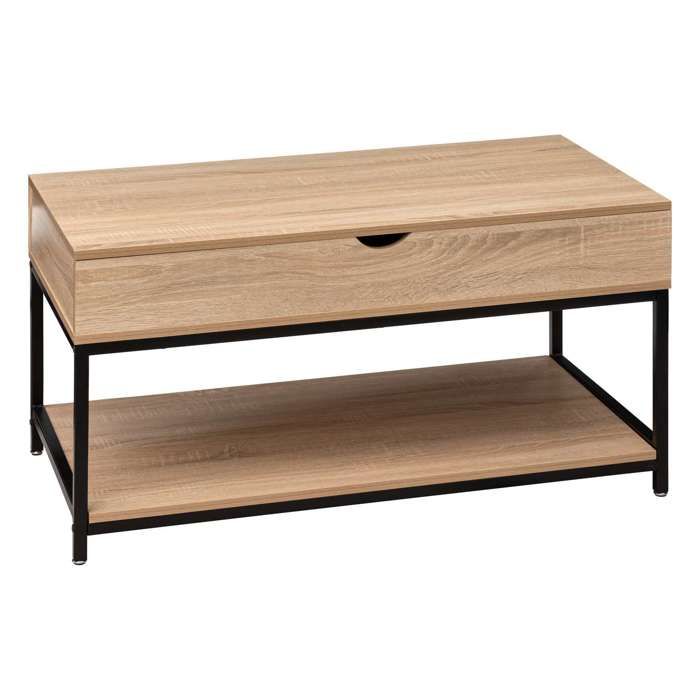 Five Simply Smart - Table basse avec plateau relevable - Beige Five Simply Smart - Table basse avec plateau relevable - Beige