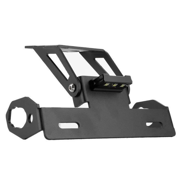 Porte Plaque Immatriculation Pour Kawasaki Z800 (à Partir De 2013) - Support Arrière En Acier Noir