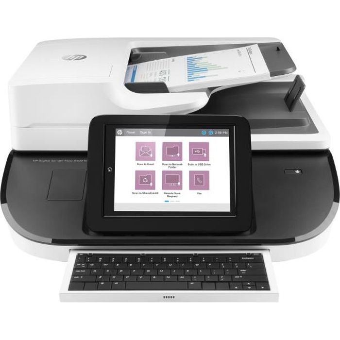 HP Scanner de documents Digital Sender Flow 8500fn2 – Recto-verso – 216 x 864 mm – 600 ppp x 600 ppp jusquà 92 ppm (mono)