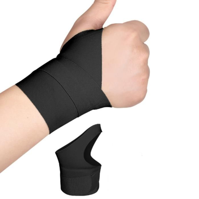 1 Pce Bandage de Poignet de Sport Support de Poignet avec Sangle Réglable pour Entraînement Physique 1 Pce Bandage de Poignet de Sport Support de Poignet avec Sangle Réglable pour Entraînement Physique