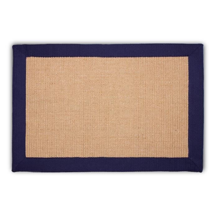 Comparer les prix de Tapis à griffer pour Chat - KARAT - Sisal - Bordure Jeans/Denim - 40 x 60 cm