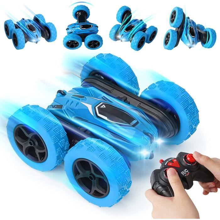 Voiture Télécommandée Tout Terrain Enfant Adulte, 1:18 Voiture RC  Radiocommandée pour Les Garcon de 5 6 7 8 9 10 Ans Cadeau bleu - Cdiscount  Jeux - Jouets